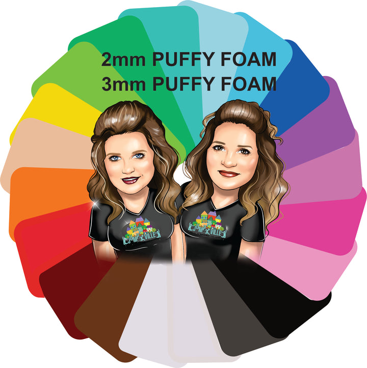 2mm & 3mm PUFFY FOAM COMBO (40Sheets)