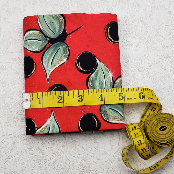 Ladybug Dotted 100% Cotton Fabric-MZ0001LB